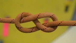 How to Tie Figure 8 FollowThrough Knot  Rock Climbing [upl. by Alis]