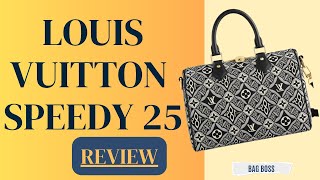 Louis Vuitton Speedy 25 Review  Speedy 25 Bandouliere  Speedy Bag  LV Speedy 25 Bandouliere [upl. by Neoma121]