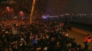 London Fireworks on New Years Day 2009  New Year Live  BBC One [upl. by Larual18]