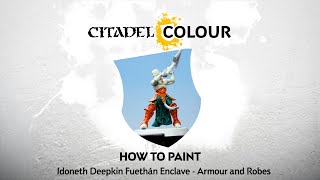 How to Paint Idoneth Deepkin Fuethán Enclave Armour and Robes [upl. by Toll]