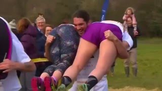 9th annual UK wifecarrying championships [upl. by Flavian]