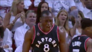 Bismack Biyombo Powerful Throw Down Dunk [upl. by Earal839]