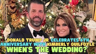 Donald Trump Jr Celebrates 6th Anniversary With Kimberly Guilfoyle ‘When’s The Wedding’ [upl. by Nahgaem]