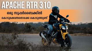 TVS Apache RTR 310 Malayalam Review [upl. by Nnyla]