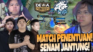 MATCH PENENTUAN PALING MENEGANGKAN  SENAM JANTUNG  EVOS VS DEWA MATCH 3  MPL S13 [upl. by Sifan]