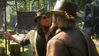 John Punches Arthur for Harassing Jack and Abigail  Red Dead Redemption 2 [upl. by Loveridge]