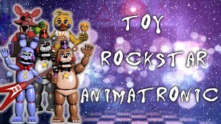 Speed Edit  FNAF  Making Toy Rockstar Animatronics [upl. by Nerek]