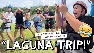 quotLAGUNA TRIPquot 🚗🌴 SOBRANG LAUGHTRIP SA ZIPLINE 🤣🙌🏻  Kimpoy Feliciano [upl. by Letsirk184]