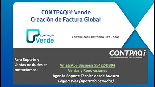 Factura Global desde CONTPAQi Vende [upl. by Ahsineg]