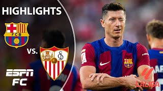 FINAL MATCH 🔥 Barcelona vs Sevilla  LALIGA Highlights  ESPN FC [upl. by Legnaleugim]