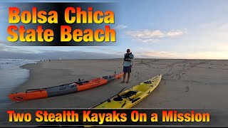 Bolsa Chica State Beach Kayak Fishing [upl. by Kirred]