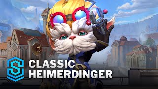 Classic Heimerdinger Wild Rift Skin Spotlight [upl. by Aekal]