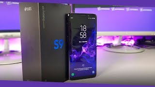 Samsung Galaxy S9  UNBOXING [upl. by Eyssej]