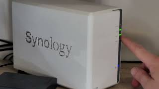 Synology DS218j Internal Battery Replacement [upl. by Eimarej]