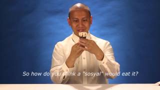 Mikey Bustos tries the FunnerThanEver DRUMSTICK [upl. by Annoek]