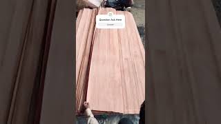 Indonesia Gurjan Face Veneer Quality Inspection Thickness 03MM Full Top Grade For Plywood Use [upl. by Grath]