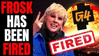 Frosk Has Officially Been FIRED From G4TV After Her Woke Meltdown DESTROYED The Company [upl. by Eerhs]