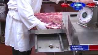 How to Cut a TBone and Porterhouse Steak  South Shore Meats [upl. by Anuska]