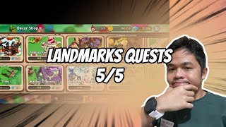 LANDMARKS quest how to build 55 guide Cookie Run Kingdom [upl. by Aihsiek798]