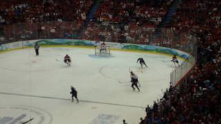 Sidney Crosby scores the Gold Medal Winning Goal at the Vancouver 2010 Winter Olympics [upl. by Gilli75]