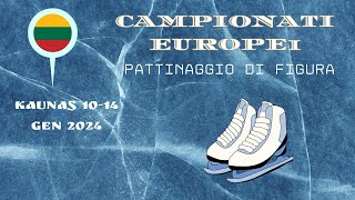 PATTINAGGIO DI FIGURA  CAMPIONATI EUROPEI KAUNAS 2024 Sono quasi al via [upl. by Cristiano849]