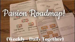 Passion Planner Roadmap 2021 Weekly and Daily Together PashFam [upl. by Iztim]