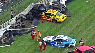 NASCAR Track Mishaps [upl. by Olotrab355]