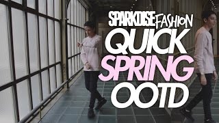 QUICK SPRING OOTD SparkDise Fashion 2 [upl. by Renaud450]