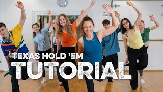 quotTexas Hold Emquot Einfacher Line Dance zum Mittanzen Tutorial [upl. by Ehctav]