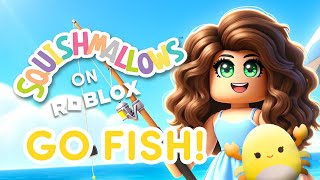 Dancing and Fishing for Squishmallows  Roblox [upl. by Enobe]