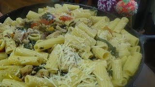 Recipe for Chicken Florentine Pasta Using Zaycon Farm Fresh Chicken Thighs [upl. by Aneram]