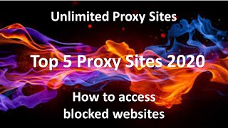 Top 5 Proxy Site List  Unlimited Proxy Sites  How to access blocked websites [upl. by Grayce940]