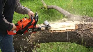 Chainsaw Attachment Log Debarker [upl. by Gervase]