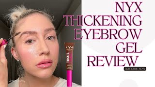 NYX Thick It Eyebrow Gel For Thickest Brows EVER [upl. by Enayr]