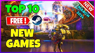 TOP 10 NEW Free Steam Games to Play August 2024 [upl. by Woodsum]