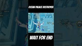 Wait for End OCEAN PALACE DESTROYER😱 shorts ytshorts viral trending bgmi gaming [upl. by Tnirb206]