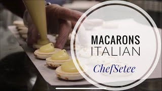 how to make macarons with meringue italian [upl. by Tra]