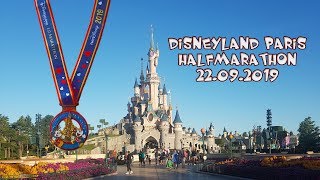 Disneyland Paris Half Marathon 2019 Runners View [upl. by Rance]