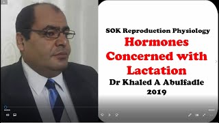 Hormones concerned with lactation 32019 by Dr Khaled A Abulfadle [upl. by Rebah]