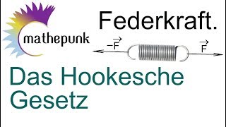 Federkraft Das Hookesche Gesetz [upl. by Nevins211]