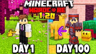 I Survived 100 Days in 120 Minecraft Hardcore  HINDI [upl. by Belac]