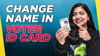 How to update name in Voter ID Card online  Mobile Process  GT SOS EP 9 ☑️ [upl. by Garrik]