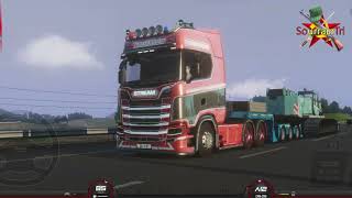 First Truck Gameplay  Trucker Of Europe 3 Zurich to Stuttgart Heavy Crane Cargo [upl. by Ardnwahsal]