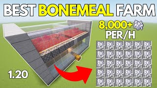 BEST BONEMEAL Farm for Minecraft Bedrock 120 [upl. by Ignacius]