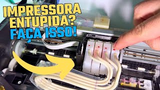 Impressora Tanque de Tinta Entupida Faça Isso para Consertar Epson L3250 [upl. by Kone430]