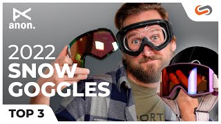 The 3 Best ANON Snow Goggles for the 202223 Season  SportRx [upl. by Ttreve]