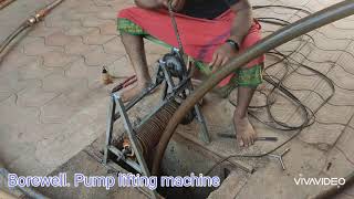 Borewell pump lifting machine [upl. by Guria258]