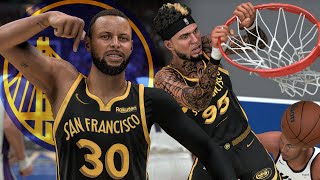 NBA 2K24 MyCAREER  CHEF CURRY SAVES THE DAY  LVP PUTBACK DUNK [upl. by Aimahc]