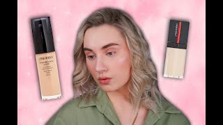 SHISEIDO  Synchro Skin Glow Luminizing Fluid Foundation и SelfRefreshing Concealer  Обзор [upl. by Anele135]