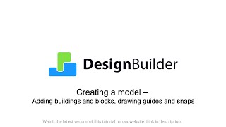 22 Creating a model  adding buildings and blocks drawing guides and snaps [upl. by Caleb]